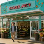 Trader Joes Hours in 2025: When Can You Shop? (+ Holiday & Seasonal Tips) Trader Joes hours store entrance with morning shopping hours
